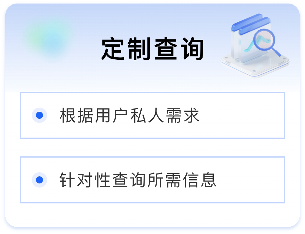定制查询